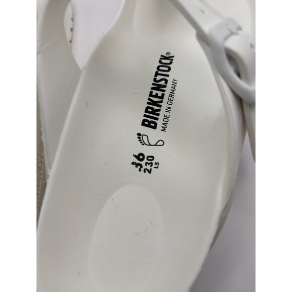 Birkenstock Gizeh Essentials EVA Women’s Sandals White Size 5 - Picture 9 of 9
